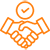 Icono de servicio de calidad y personalizado
